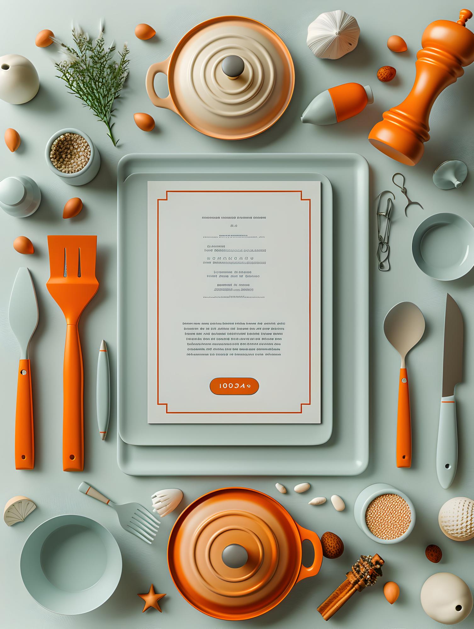 Invitation image of class table set for workshop